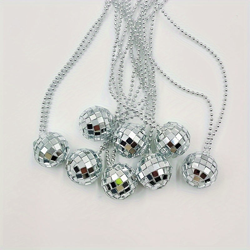 Disco Ball Mirror - 5 Collares de Bola de Discoteca