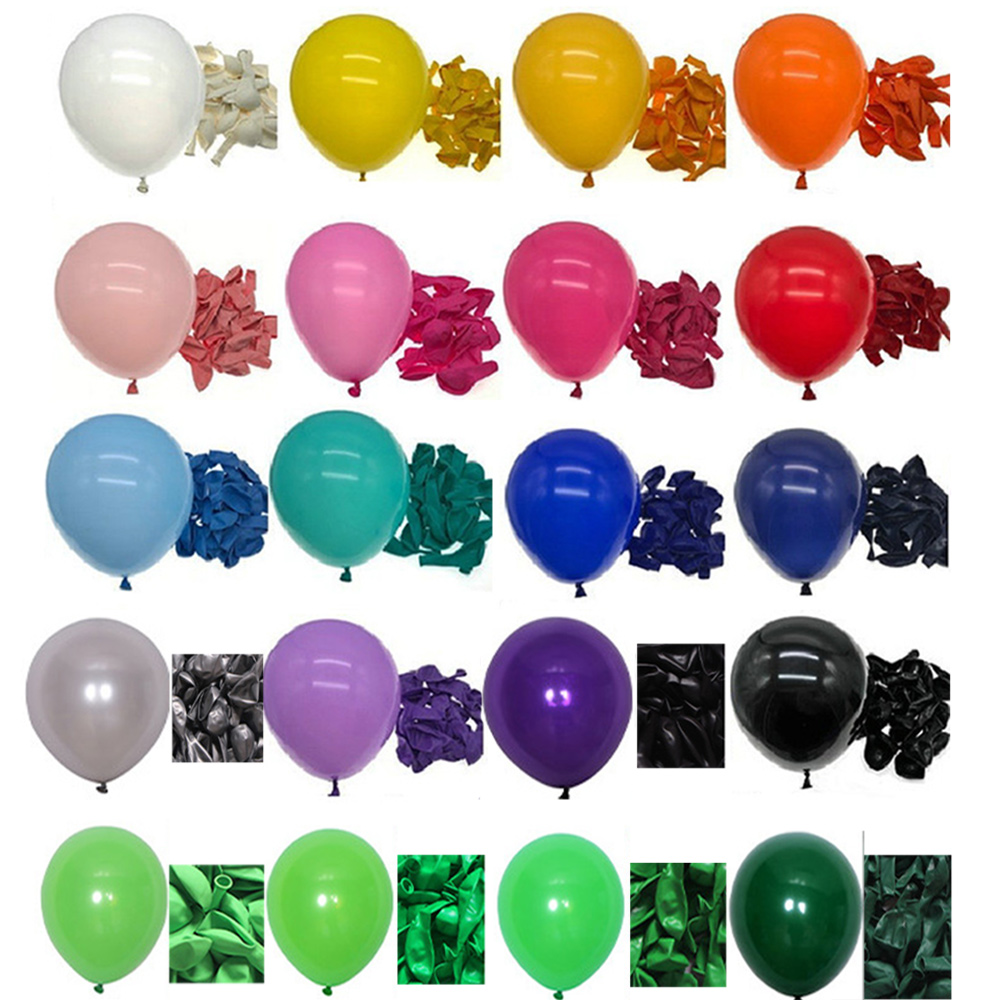 Orange Lighting Decor - Globos de látex a granel 100-200