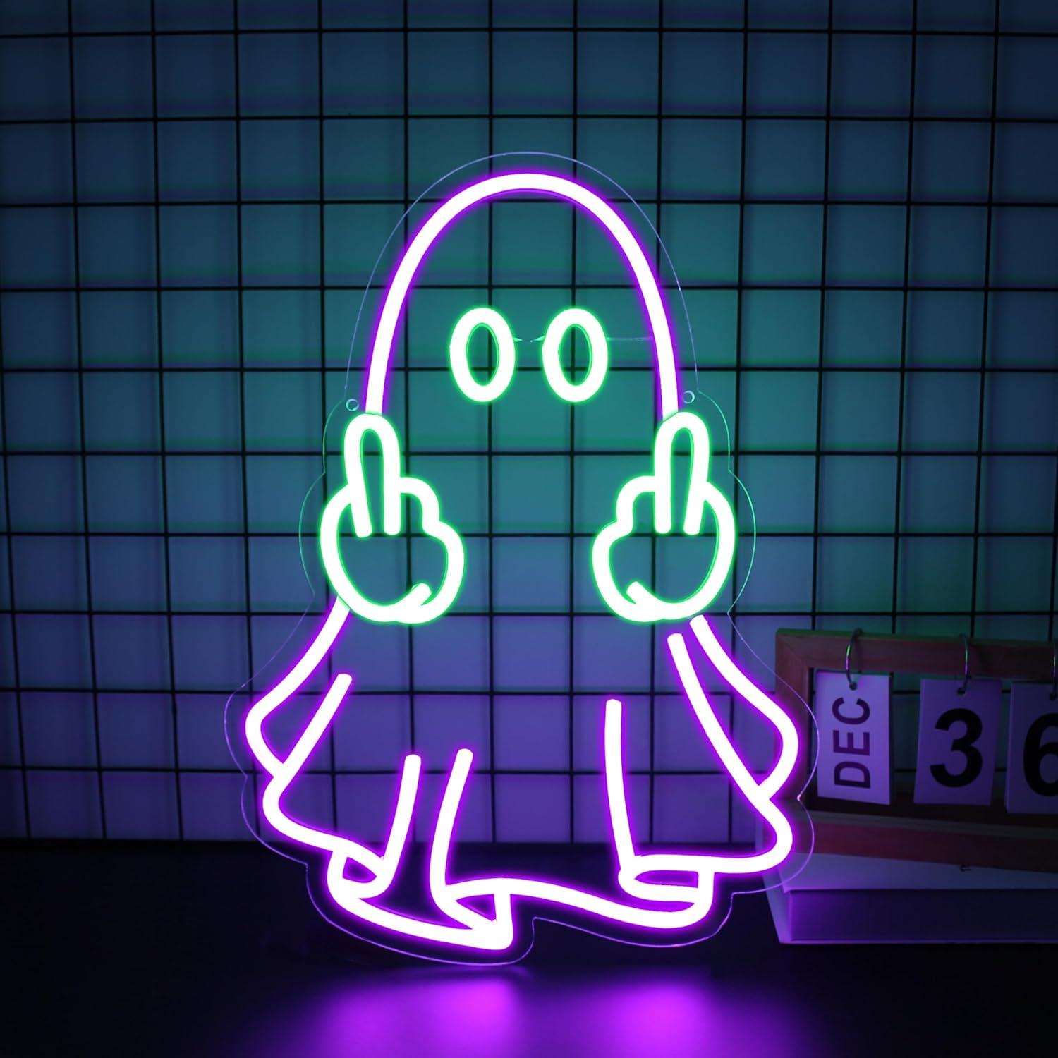 Wall Decor Lighting - Letrero Luminoso LED USB con Efecto