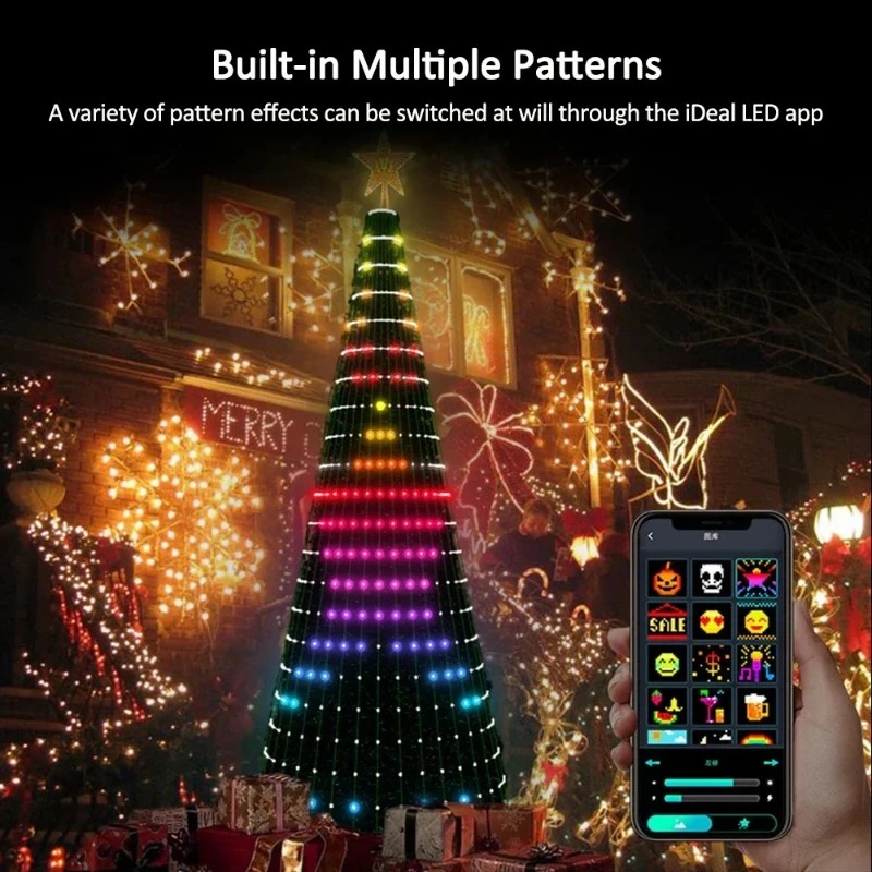 Lighting Tree Decor - Luces de Árbol de Navidad con