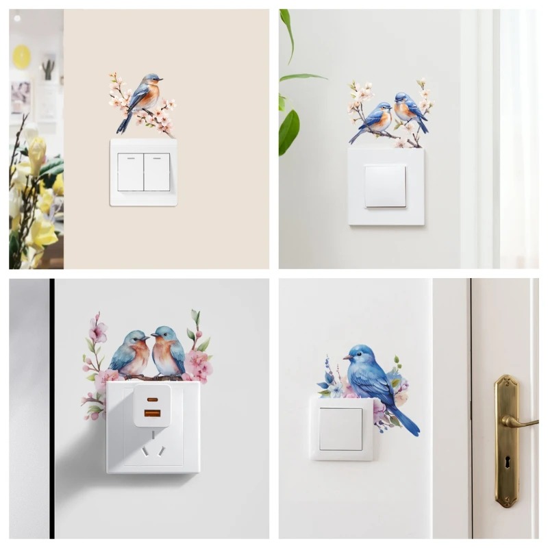 Lighting Decoration On Wall - Pegatina para interruptor de luz con