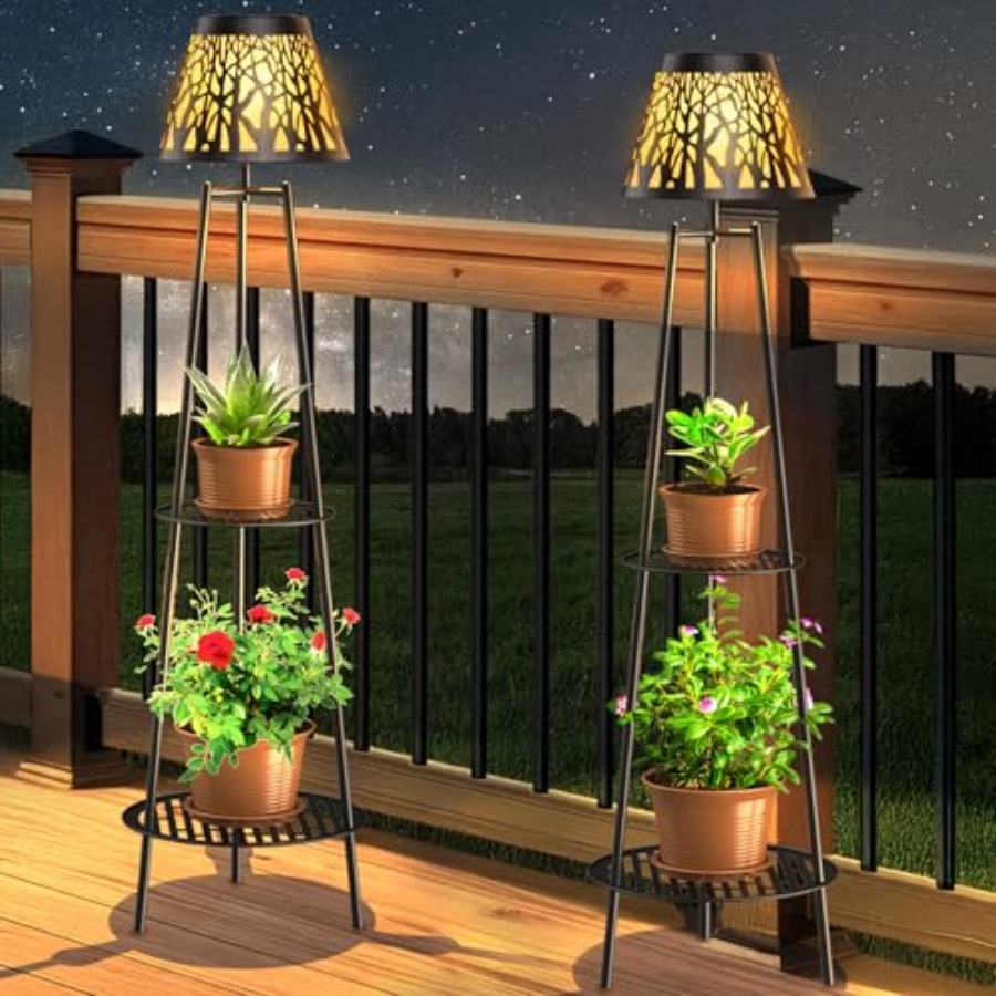 Lightings Decoration - Paquete de 2 Lámparas Solares de