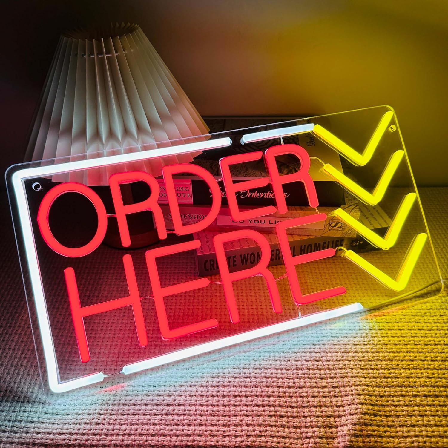 Wall Decor Lighting - Letrero Luminoso LED USB Regulable para