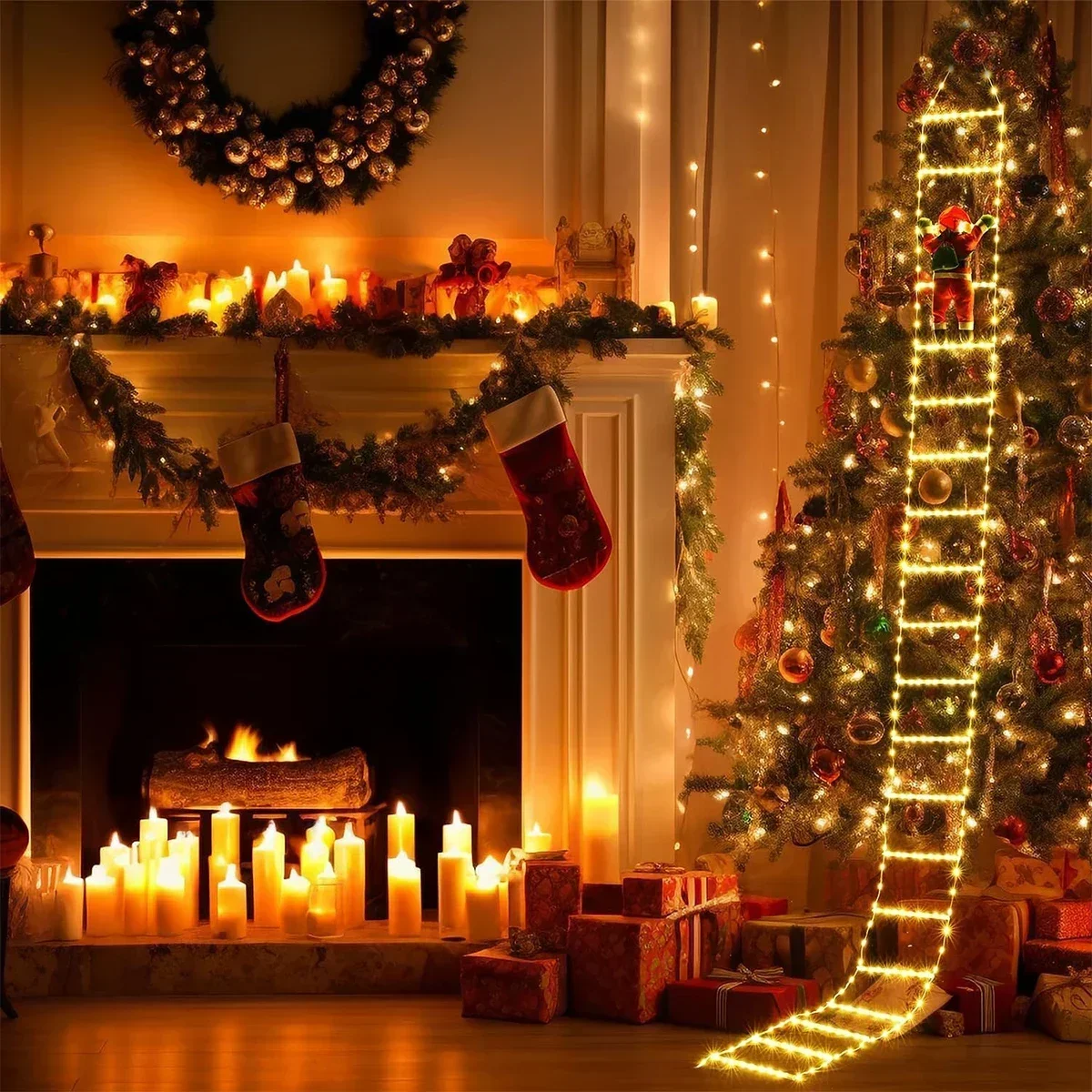 Luz LED de escalera para decor - Lighting Tree Decor reseña y precio