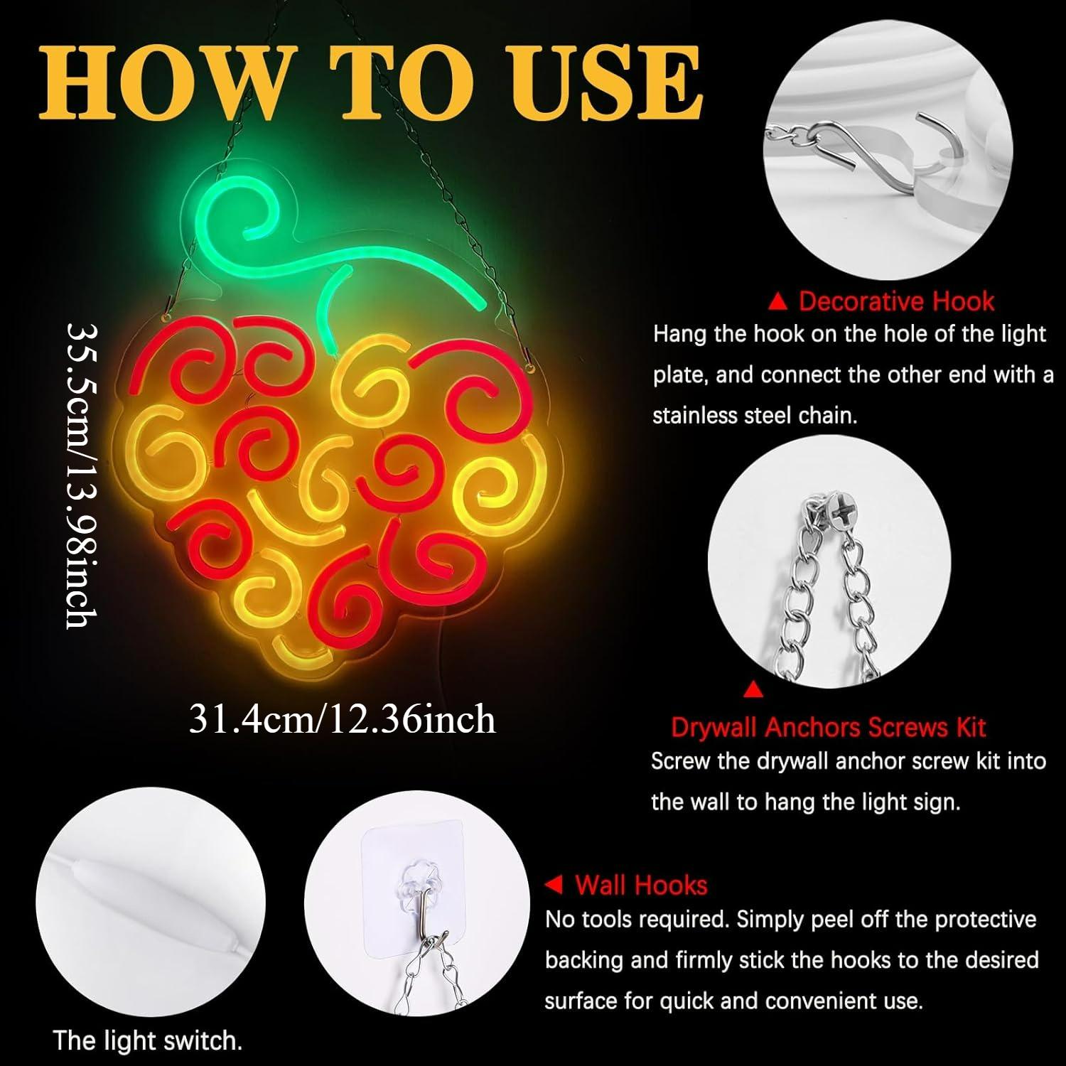 Letrero Luminoso LED USB Regul - Wall Decor Lighting reseña y precio