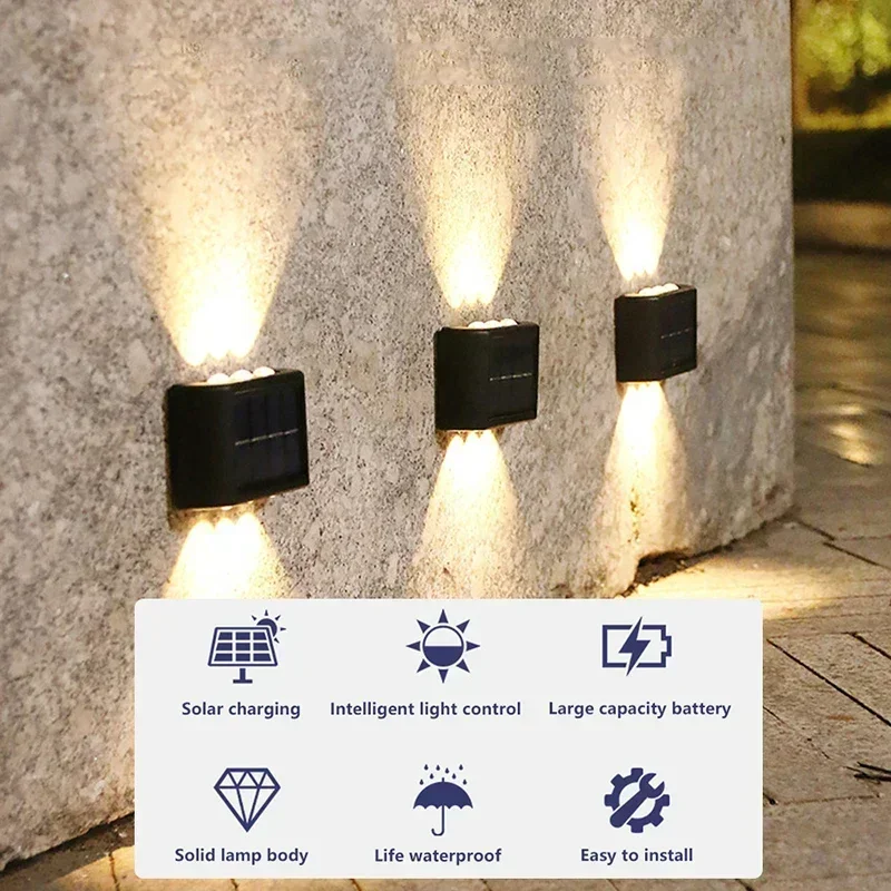 Lámpara Solar LED para Exterio - Wall Decor Lighting reseña y precio