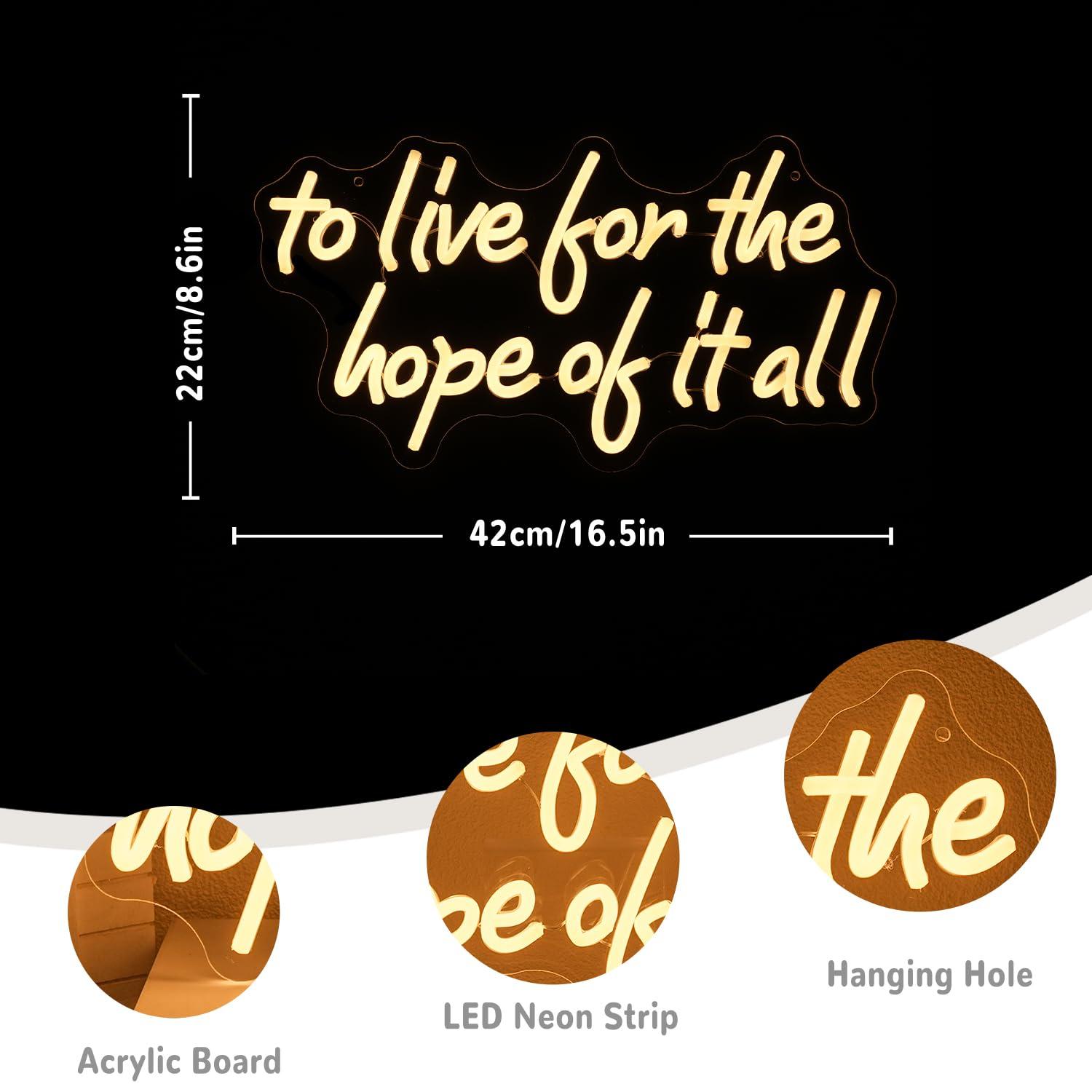 Letrero de neón con la frase « - Wall Decor Lighting reseña y precio