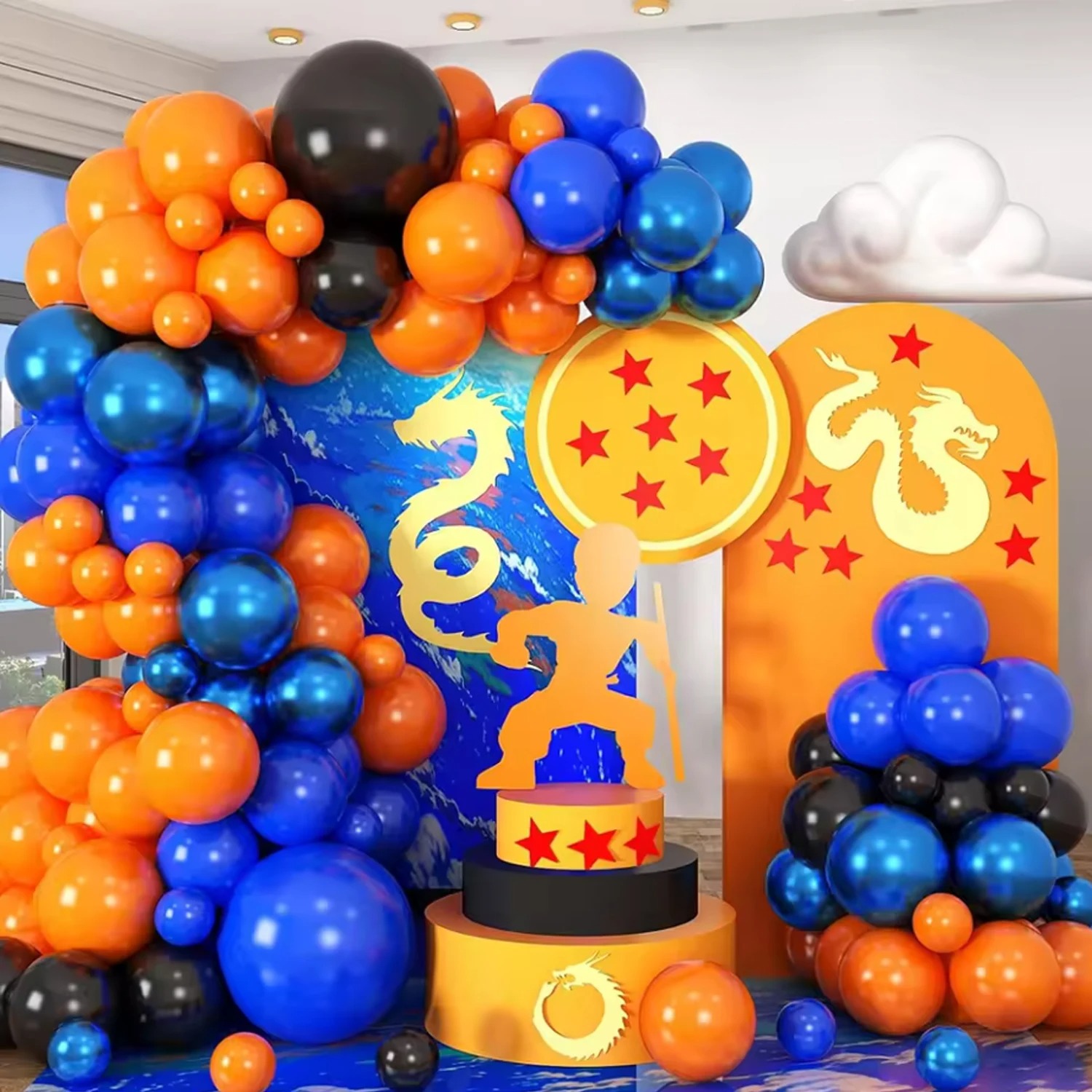 110 piezas de kit de guirnalda - Orange Lighting Decor reseña y precio