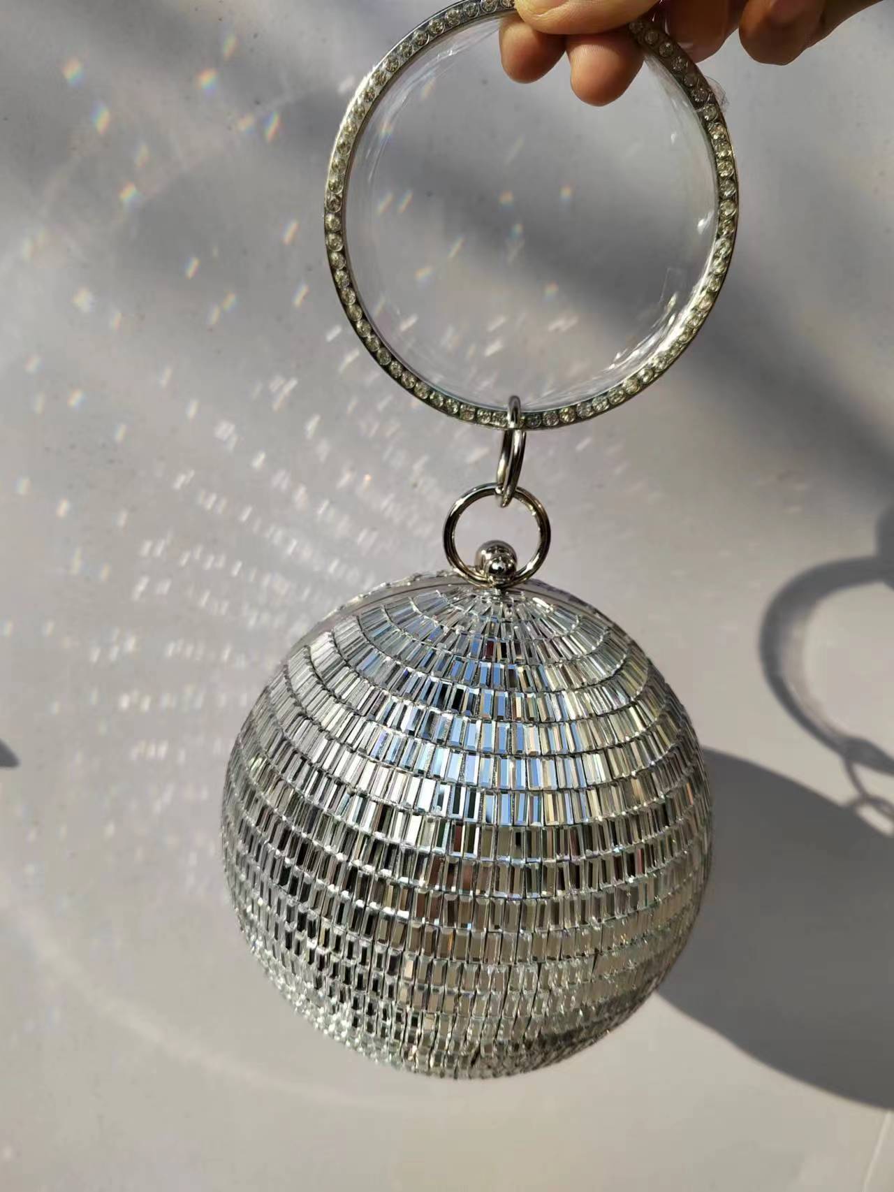 2025 bolso de gama alta, espej - Disco Ball Mirror reseña y precio