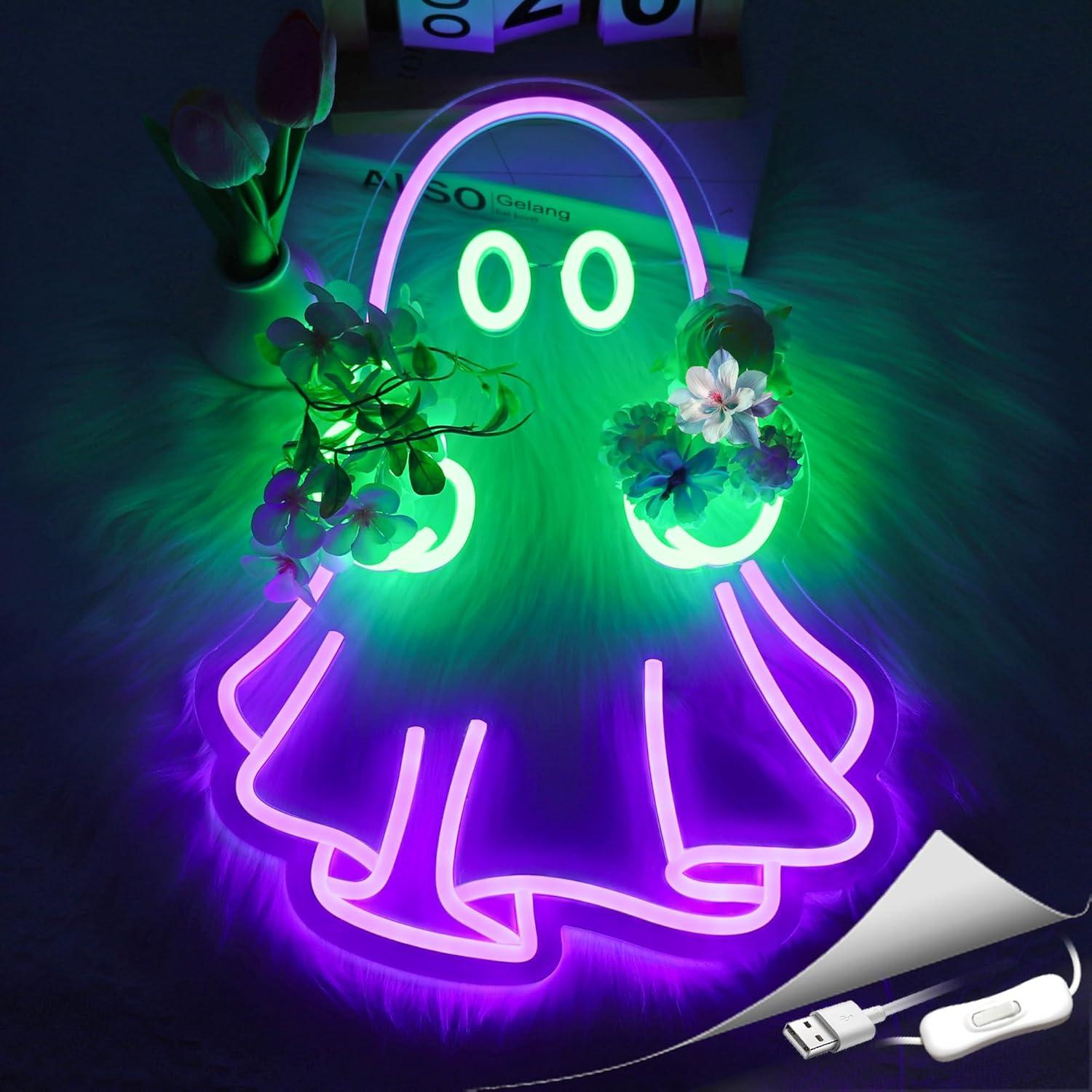 Letrero Luminoso LED USB con E - Wall Decor Lighting reseña y precio