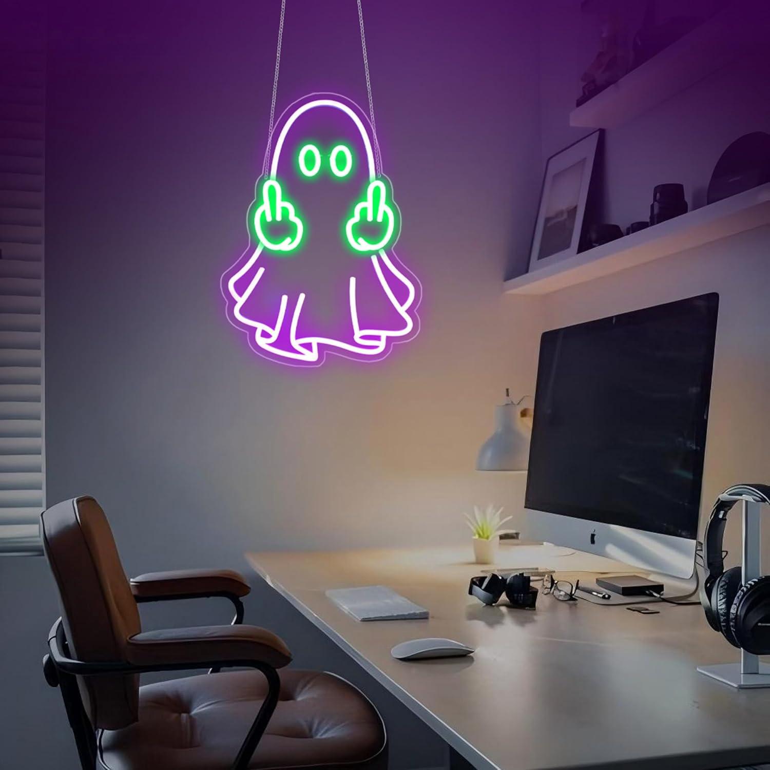 Letrero Luminoso LED USB con E - Wall Decor Lighting reseña y precio