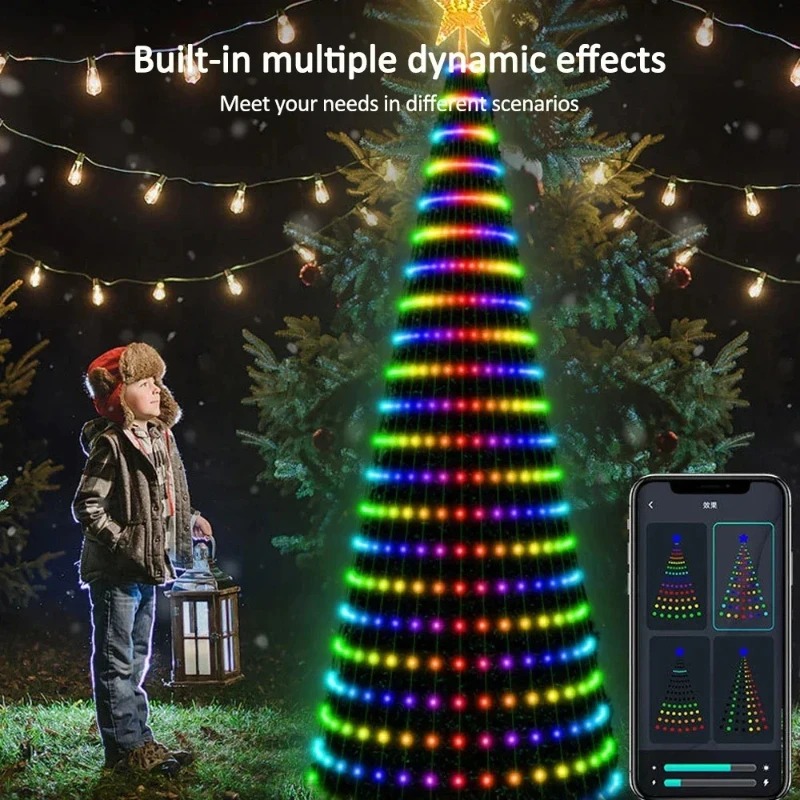 Luces de Árbol de Navidad con  - Lighting Tree Decor reseña y precio