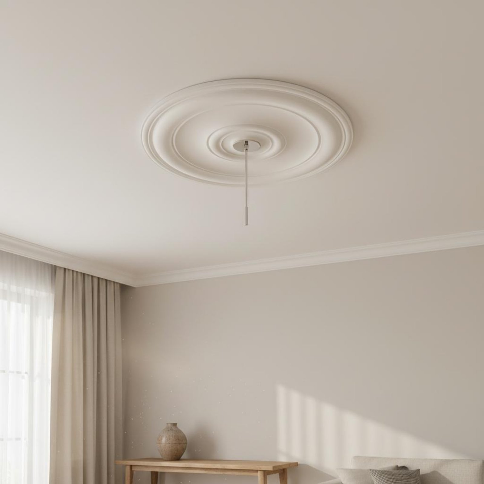 Medallón de Techo Redondo, Dis - Lightings Decoration reseña y precio