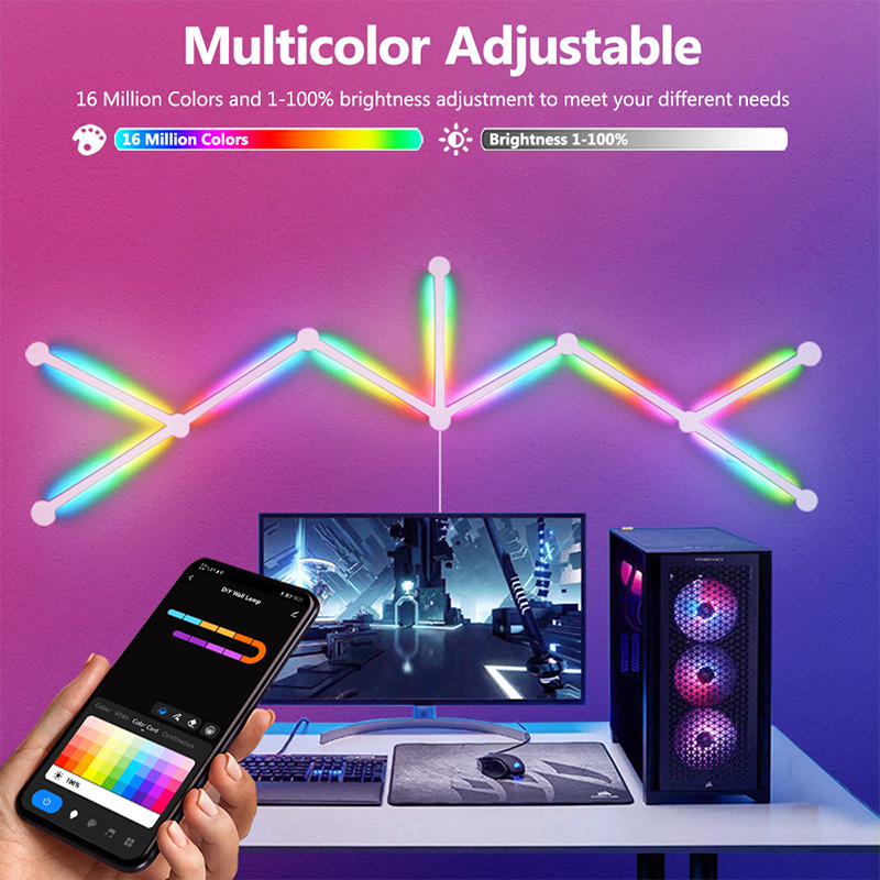 Lámpara de pared RGB inteligen - Wall Decor Lighting reseña y precio