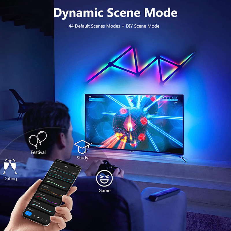 Lámpara de pared RGB inteligen - Wall Decor Lighting reseña y precio
