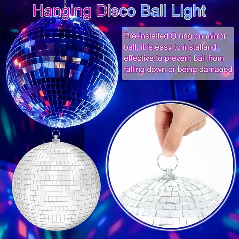 AT41 Juego de 2 Bolas de Disco - Disco Ball Mirror reseña y precio