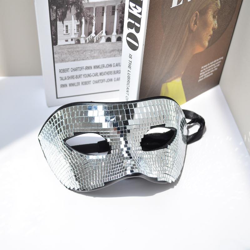 Máscara de fiesta con brillant - Disco Ball Mirror reseña y precio