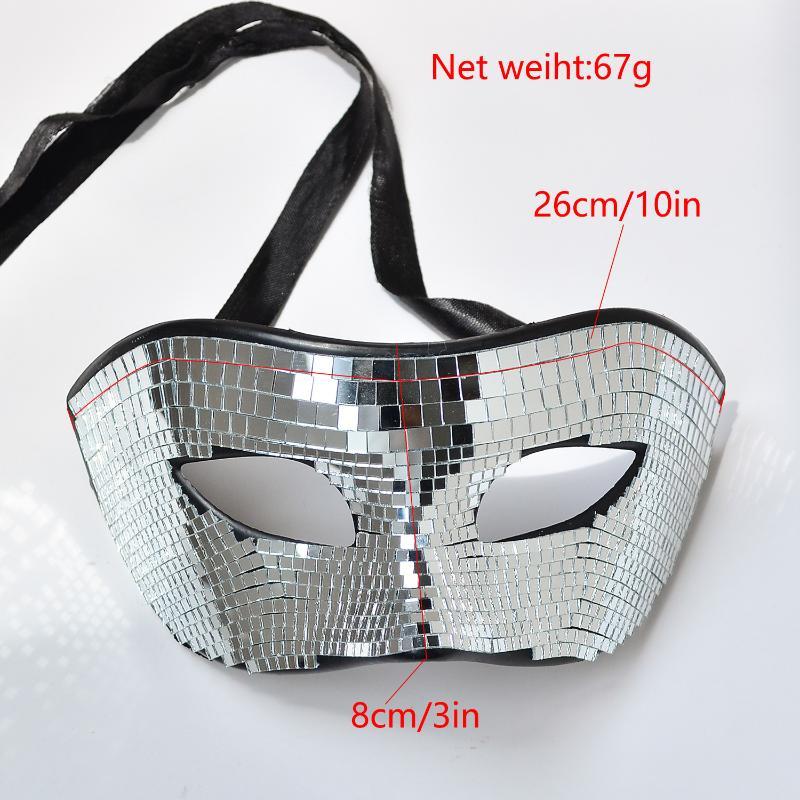 Máscara de fiesta con brillant - Disco Ball Mirror reseña y precio