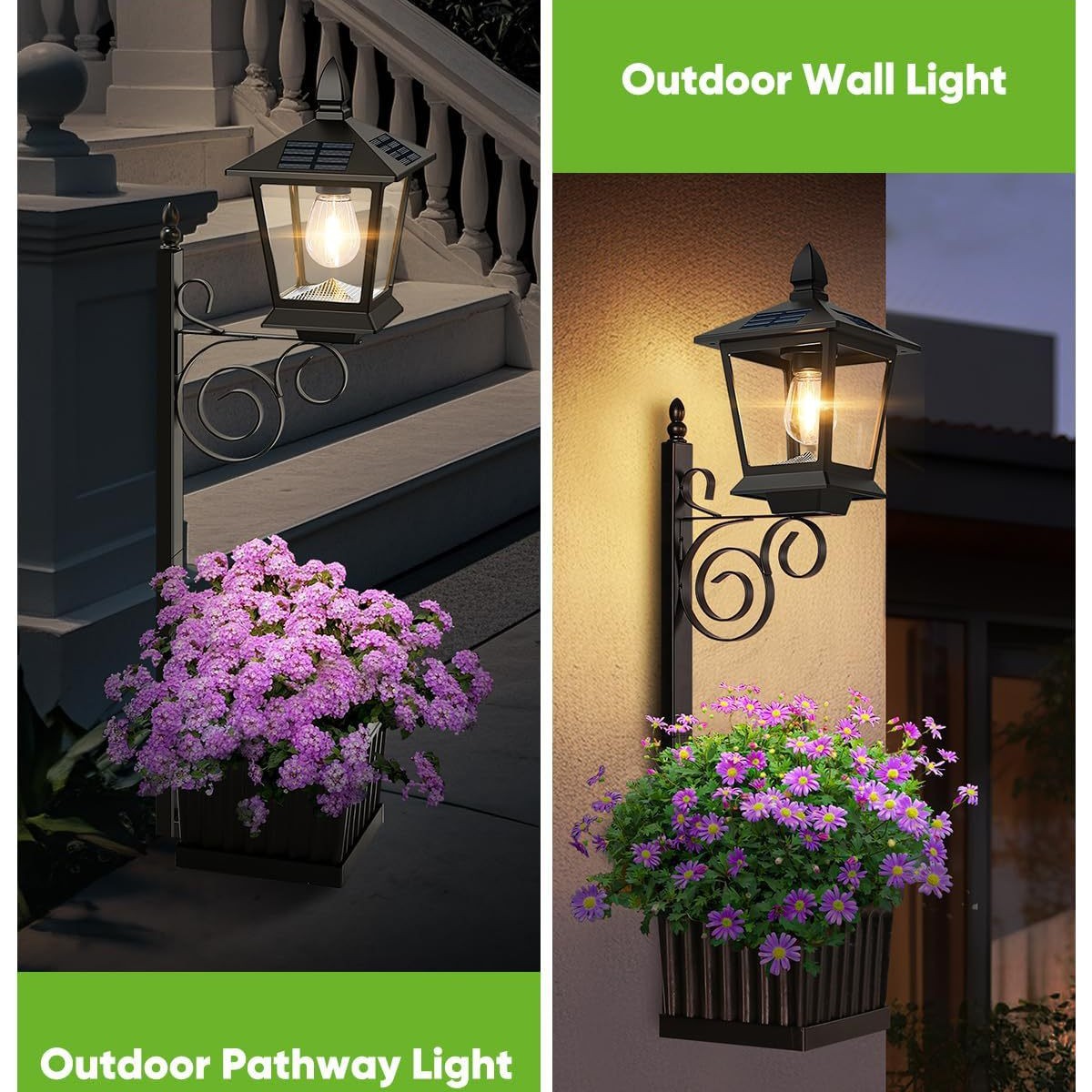Lámpara Solar 2 en 1 para Jard - Wall Decor Lighting reseña y precio