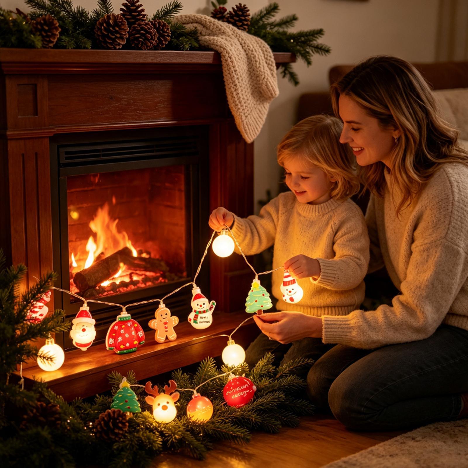Guirnalda de luces navideñas d - Lighting Tree Decor reseña y precio