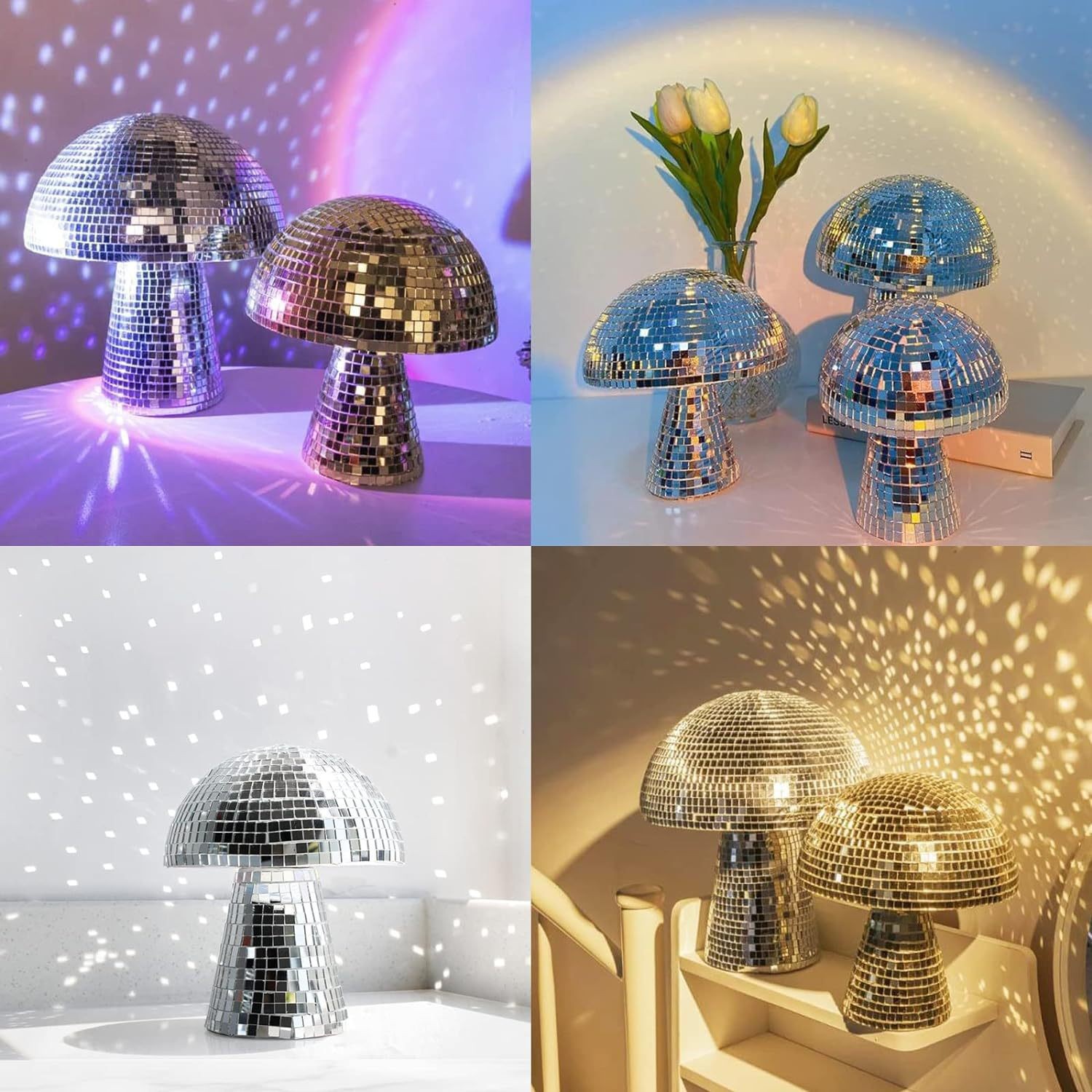 Esfera de cristal espejado con - Disco Ball Mirror reseña y precio