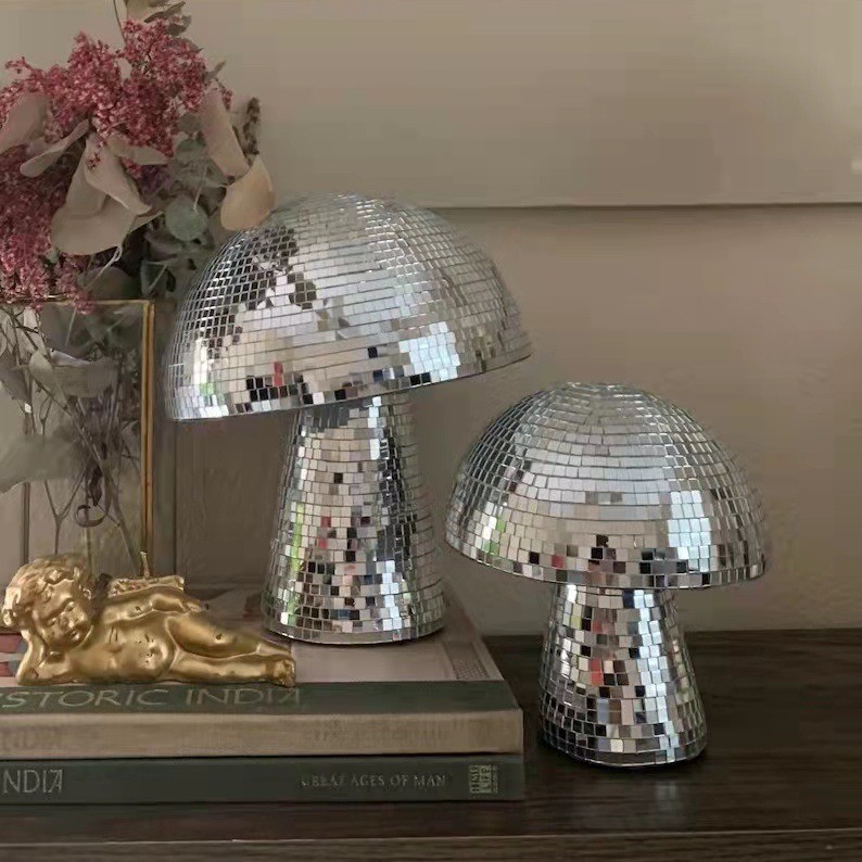Esfera de cristal espejado con - Disco Ball Mirror reseña y precio
