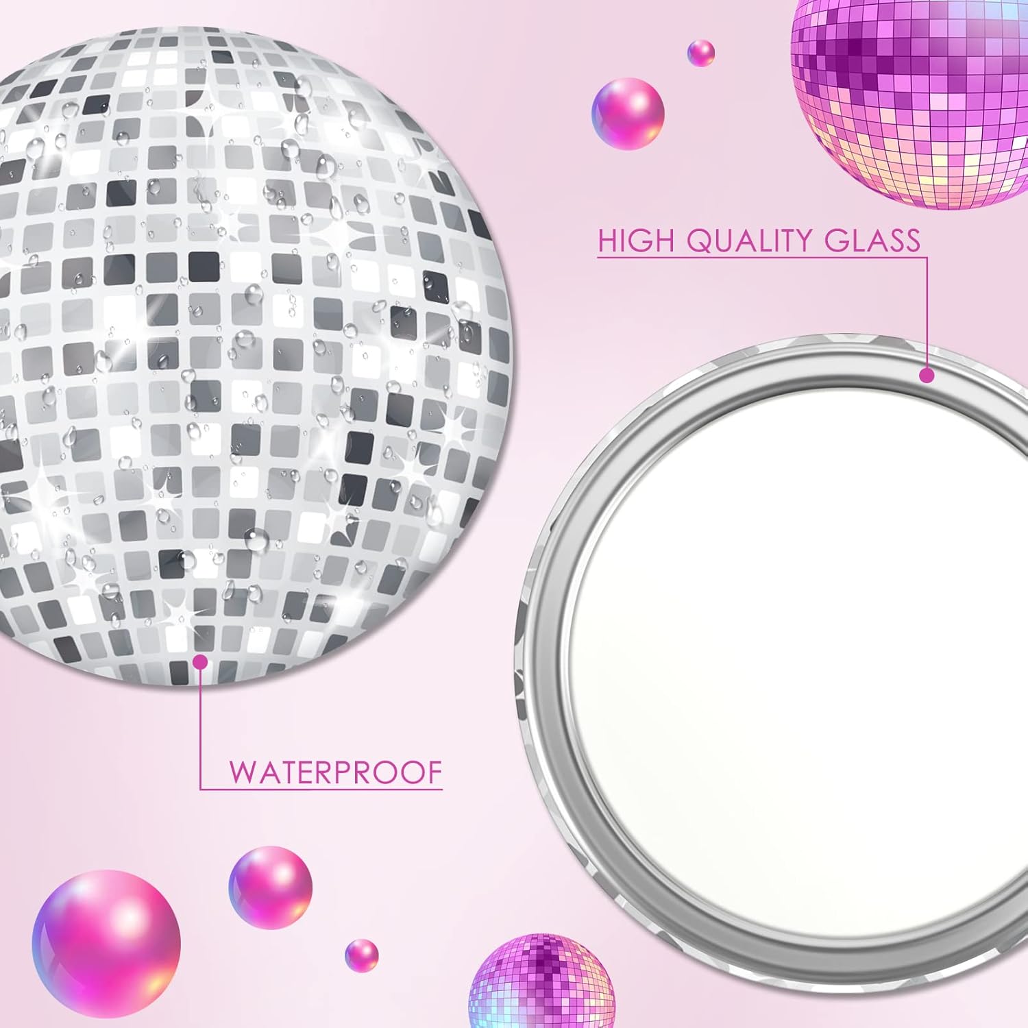 Bola de discoteca Espejo compa - Disco Ball Mirror reseña y precio