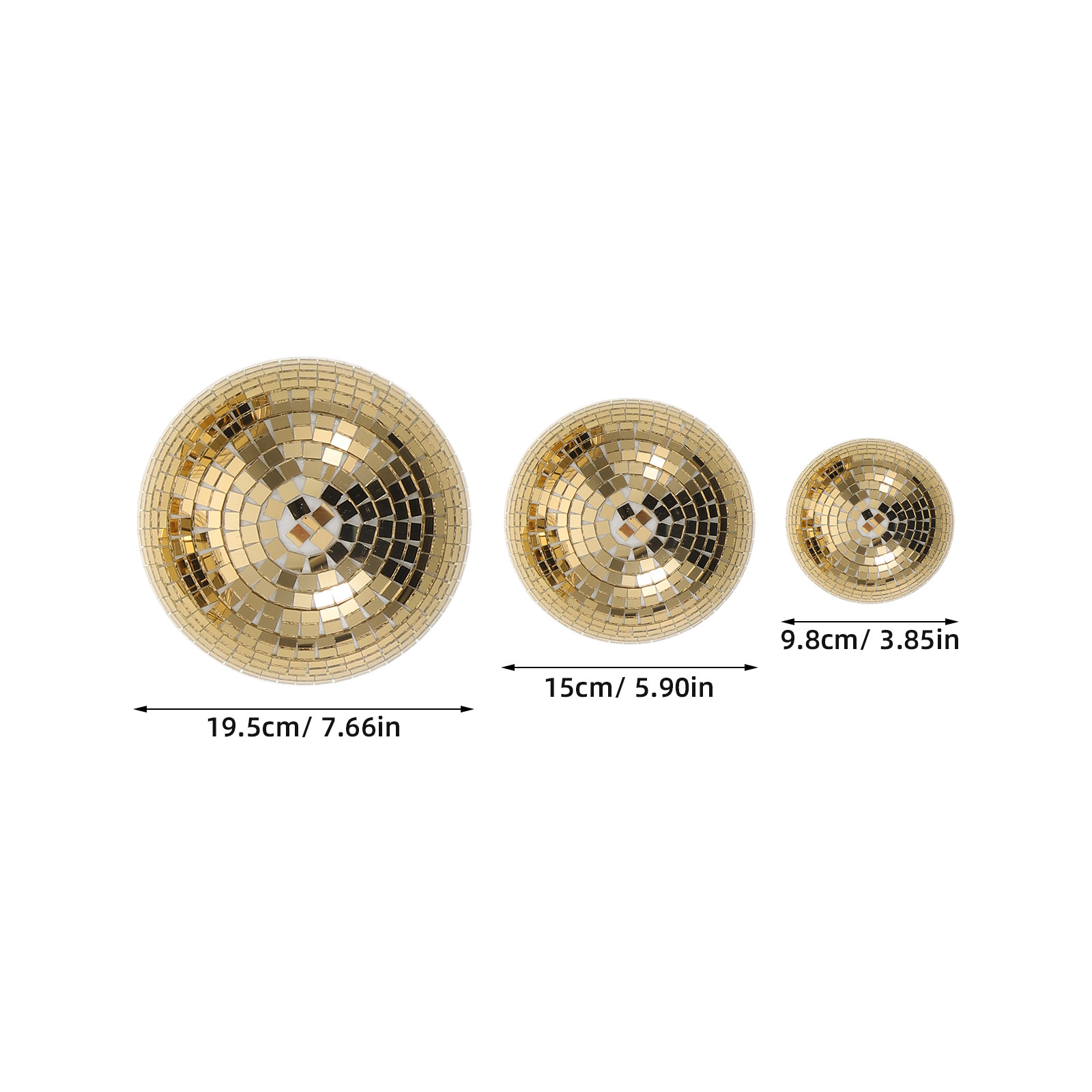3 Piezas de Esferas de Discote - Disco Ball Mirror reseña y precio