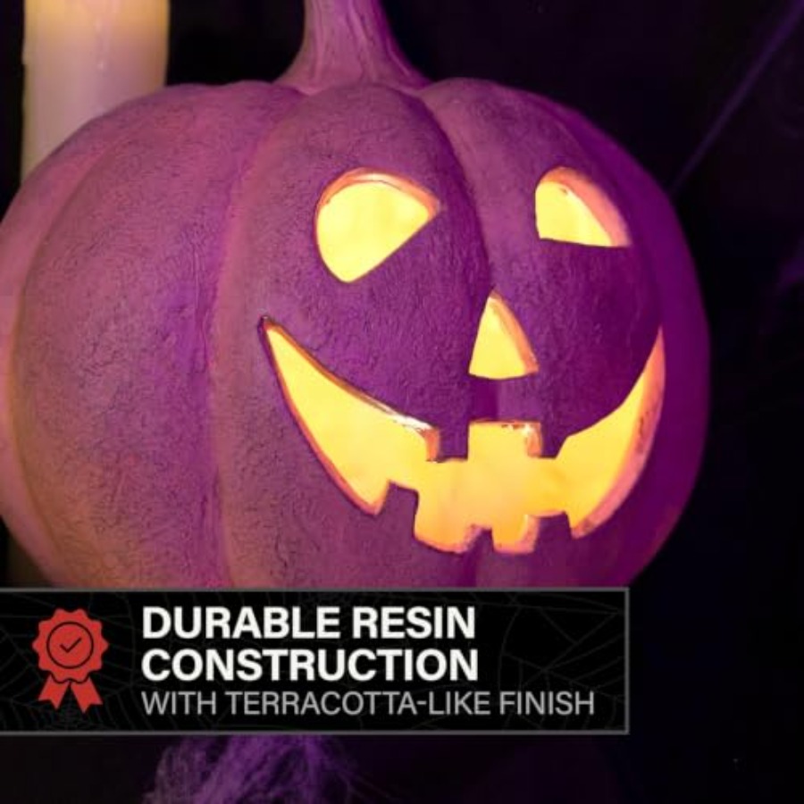 Juego de 3 piezas de calabazas - Orange Lighting Decor reseña y precio