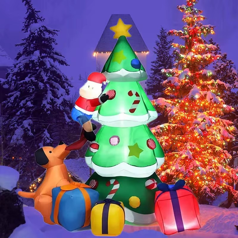 Árbol de Navidad inflable, mod - Lighting Tree Decor reseña y precio