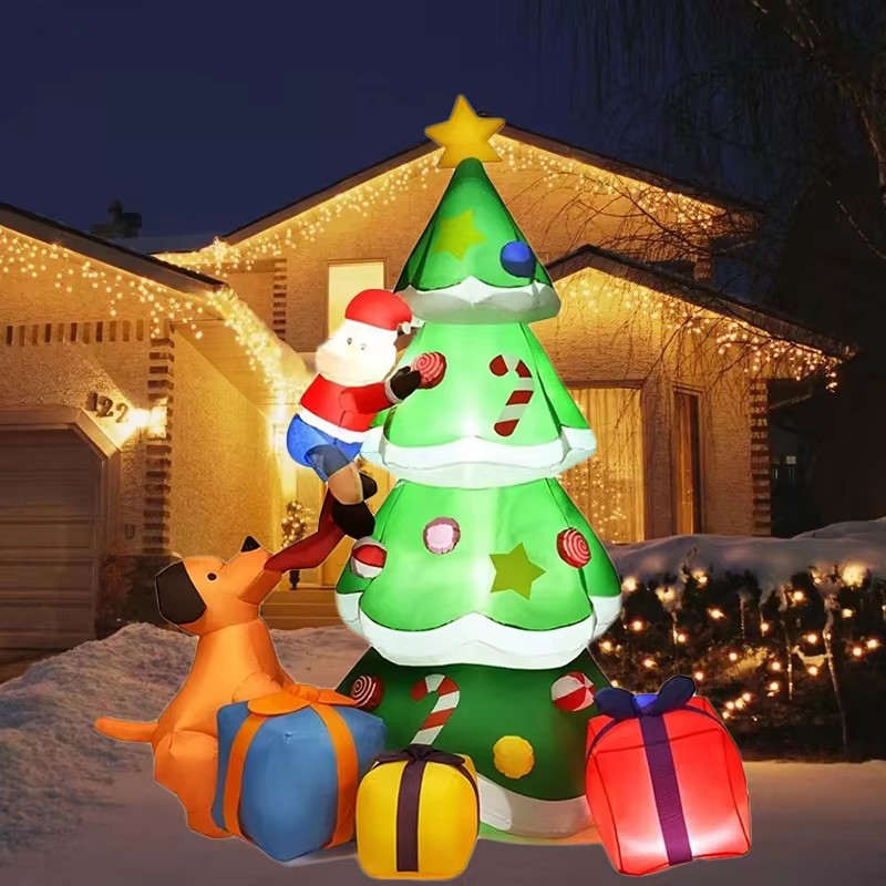 Árbol de Navidad inflable, mod - Lighting Tree Decor reseña y precio