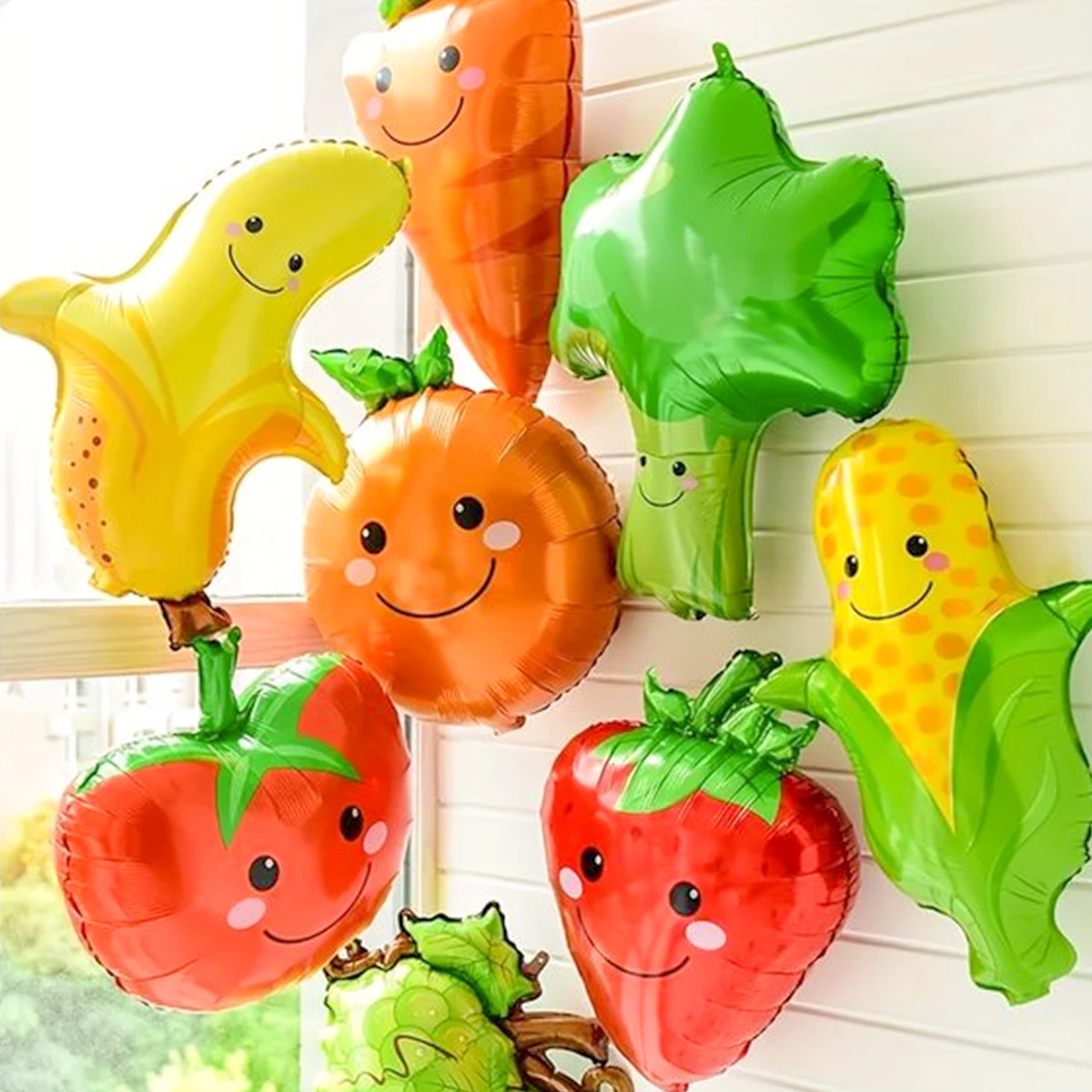 7 Uds. Globos temáticos de fru - Orange Lighting Decor reseña y precio