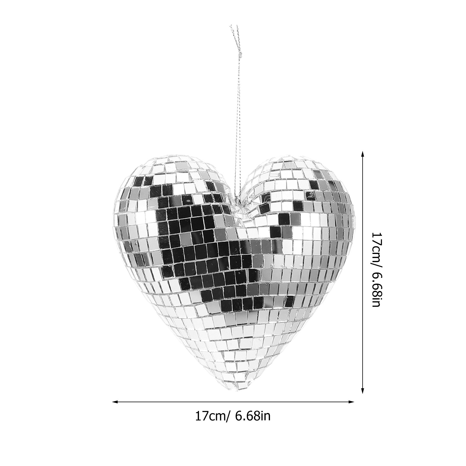 Espejo Colgante con Forma de C - Disco Ball Mirror reseña y precio